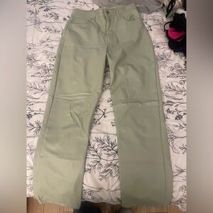 Abercrombie vegan leather jeans